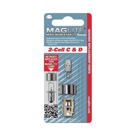 MAGLITE Bulb Flshlt Repl Clr 2 Cell LMXA201